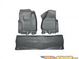 Husky Liners   & 2nd  Floor Liners | Weatherbeater Series Grey Ford F-350 Super Duty Crew Cab Pickup 12-15