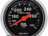 Auto Meter Sport-Comp  :   140-280 deg. F #18726