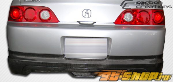 Карбоновая губа на задний бампер M-2 на Acura RSX 2002-2006 