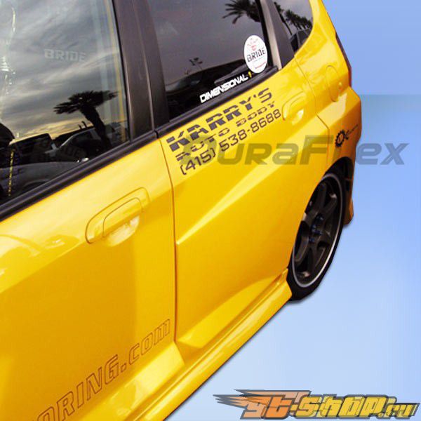 Накладки на задние крылья на Honda Fit 2007-2008 Type M Duraflex