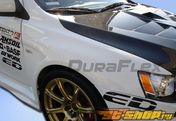Крылья для Mitsubishi Evolution-X 08-10 GT-Concept Duraflex