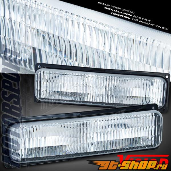 Поворотники на CHEVROLET EXPRESS 1996-2002 Чёрный Clear Поворотники на CHEVROLET EXPRESS 1996-2002 Чёрный Clear