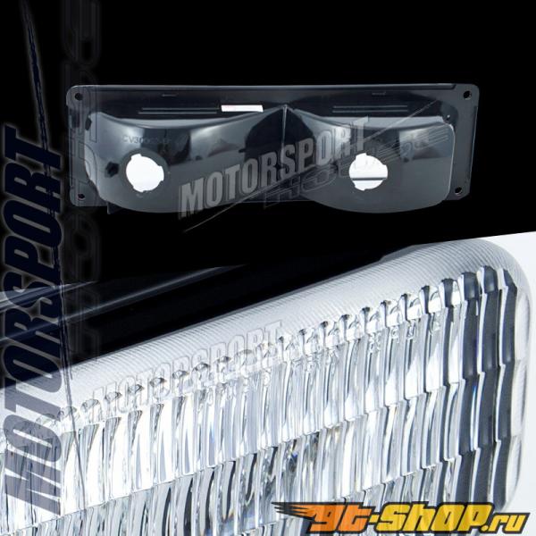 Поворотники на CHEVROLET EXPRESS 1996-2002 Чёрный Clear Поворотники на CHEVROLET EXPRESS 1996-2002 Чёрный Clear