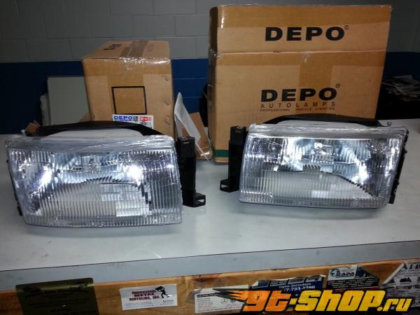 Передняя оптика на Nissan Quest 93-98 Depo Передняя оптика на Nissan Quest 93-98 Depo