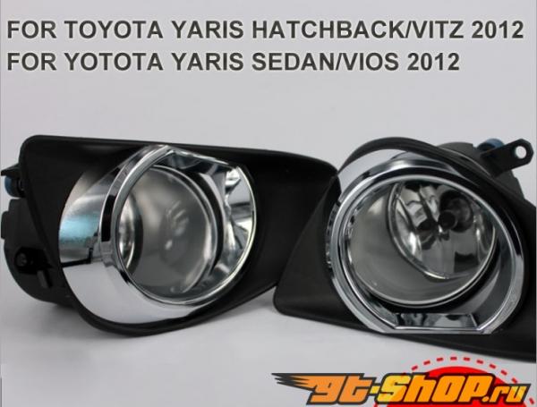 Противотуманные фары на Toyota Yaris 12-13 Противотуманные фары на Toyota Yaris 12-13