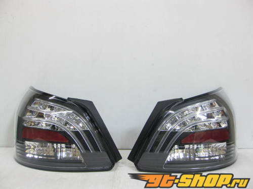 Задняя оптика на Toyota Belta 06-09 Чёрный Задняя оптика на Toyota Belta 06-09 Чёрный