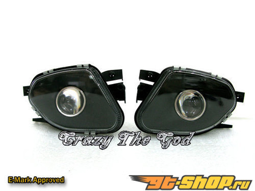 Противотуманные фары на Mercedes E Class W211 02-08 Projector Чёрный Противотуманные фары на Mercedes E Class W211 02-08 Projector Чёрный