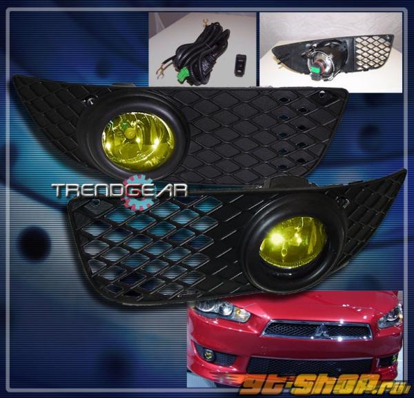 Противотуманные фонари на MITSUBISHI LANCER 2007-2012 JDM Жёлтый Противотуманные фонари на MITSUBISHI LANCER 2007-2012 JDM Жёлтый