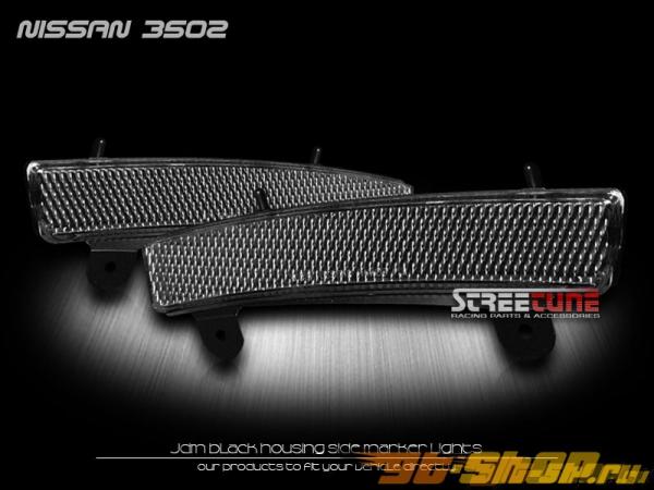 Поворотники в передний бампер для Nissan 350Z Z33 02-05 Тёмный Поворотники в передний бампер для Nissan 350Z Z33 02-05 Тёмный