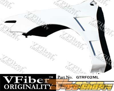 Передние крылья для Mitsubishi Lancer 02-03 GTR VFiber