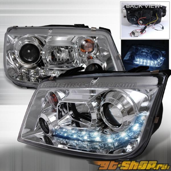 Передняя оптика для Volkswagen Jetta 99-04 Halo Projector Хром : Spec-D Передняя оптика для Volkswagen Jetta 99-04 Halo Projector Хром : Spec-D