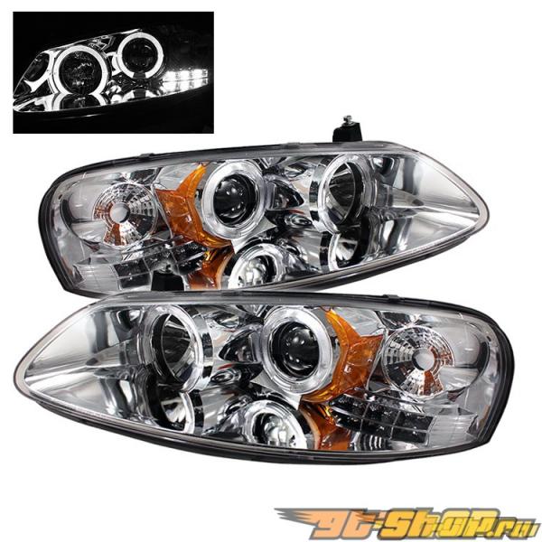 Передняя оптика для Dodge Stratus 01-04 Halo Projector Хром : Spyder Передняя оптика для Dodge Stratus 01-04 Halo Projector Хром : Spyder