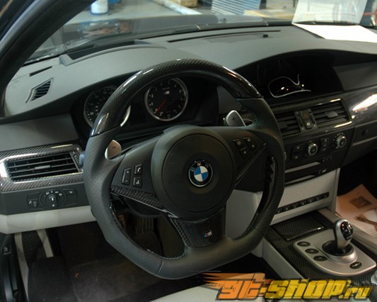 DCT Motorsports Карбон Trim Руль BMW M5 E60 05+ DCT Motorsports Карбон Trim Руль BMW M5 E60 05+