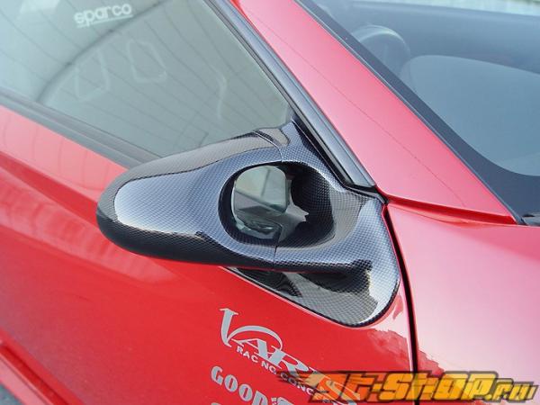 Карбоновые зеркала с синими линзами Ganador Super для Toyota Celica ZZT231 00-05 