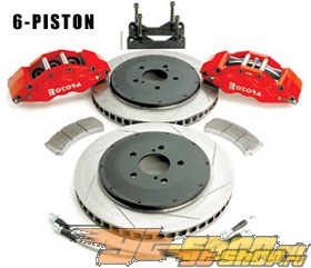 Rotora передний 6-поршневые Большой тормозной комплект Acura RSX Rotora передний 6-поршневые Большой тормозной комплект Acura RSX