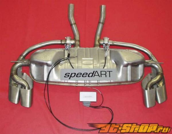 SpeedART Sport выхлоп w/ Switch/Double Tips Porsche Cayenne 03-07