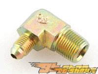 A-1 Performance AN to Pipe Thread 90 Degree Adapter: -04AN to 3/8" NPT (Steel) #21219