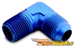 A-1 Performance AN to Pipe Thread 90 degree Adapter: -06AN to 1/2" NPT #23035