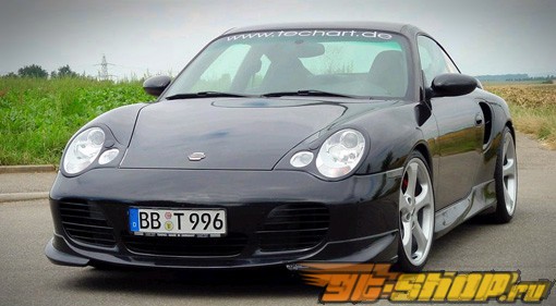 Вставки в решётку радиатора TechArt для Porsche 996 Turbo C4S 01-05.